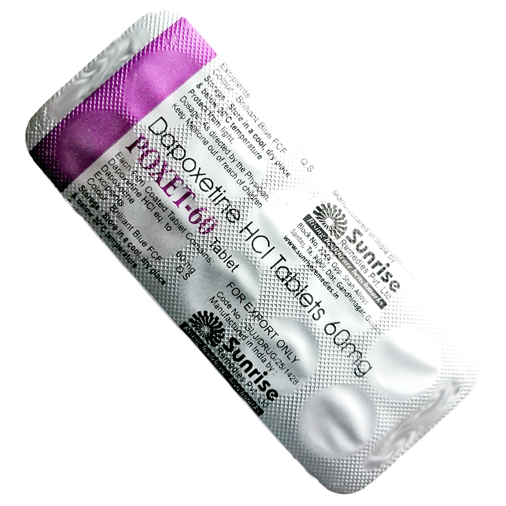 Dapoxetina Generico Poxet 60 mg